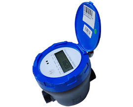 Small caliber ultrasonic water meter